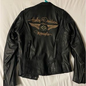 110th Anniversary Women’s Harley Davidson Leather Jacket